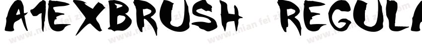 A1exBrush Regular字体转换